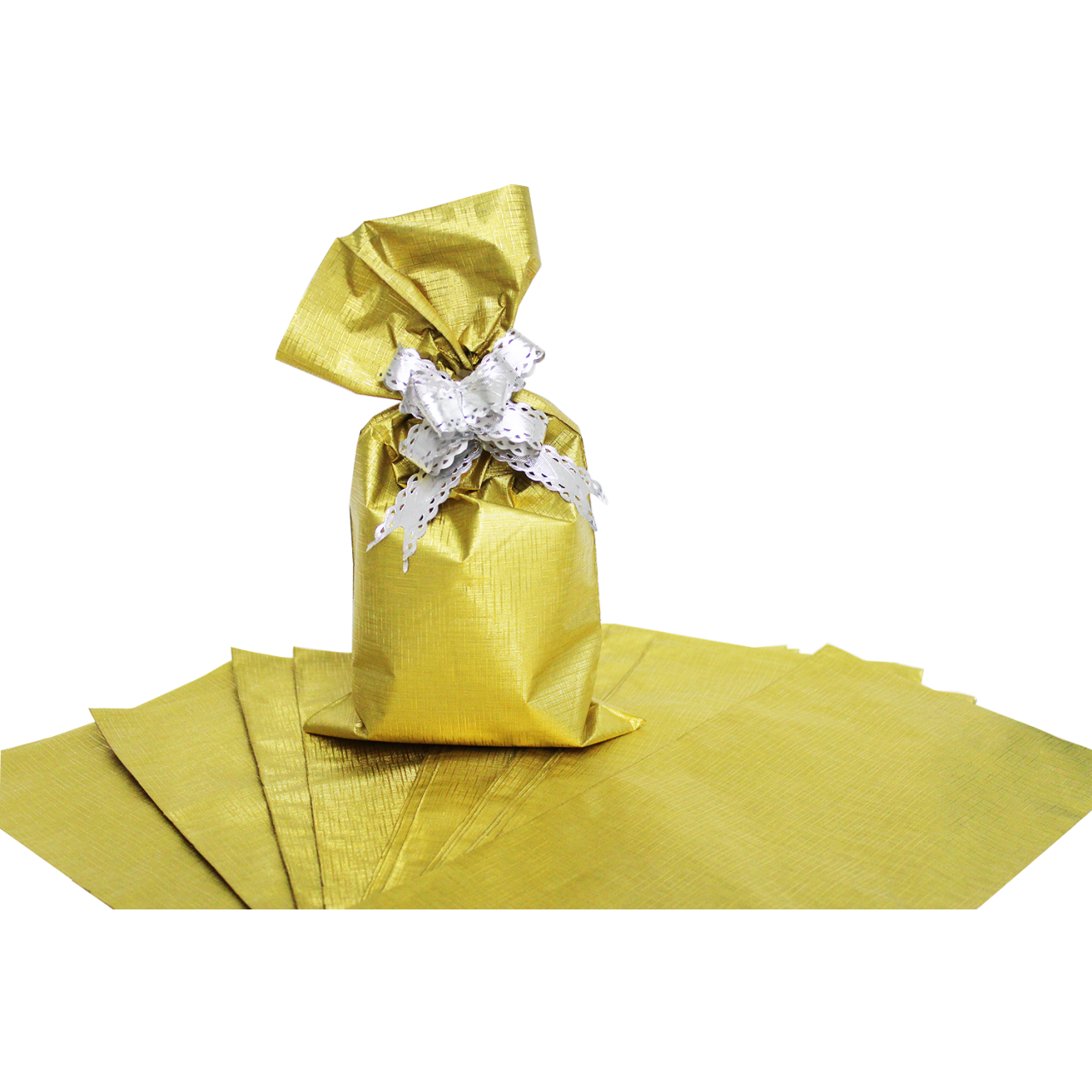 Saco Soft Touch Texturizado 30x44cm (PCT C/50 UN) Ouro